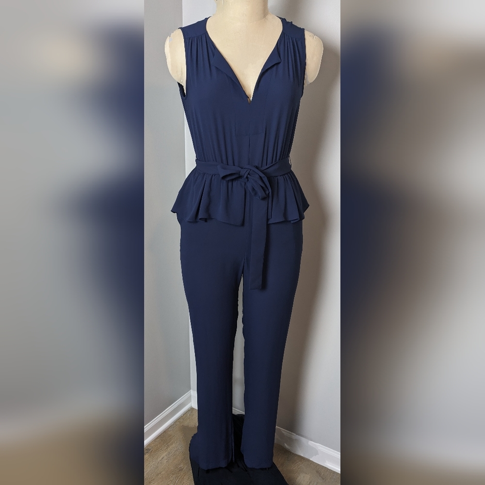 BCBG MAXAZRIA Jumpsuit, Small, Navy - Picture 3 of 9